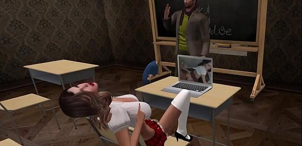  Slutty Student Selinah Masterbates